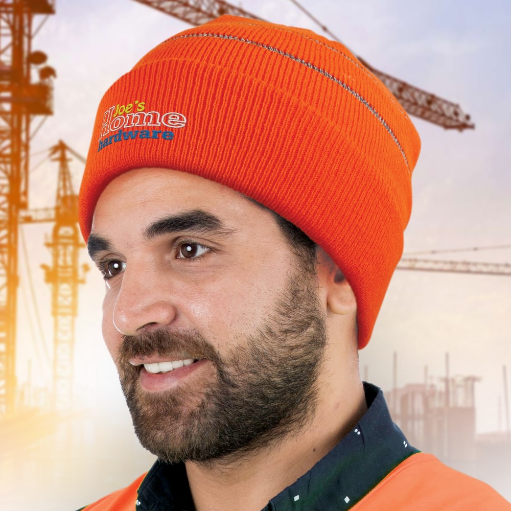 Headwear - Everest Hi-Vis Beanie with Embroidery10 x HiVis Beanies with Embroidery