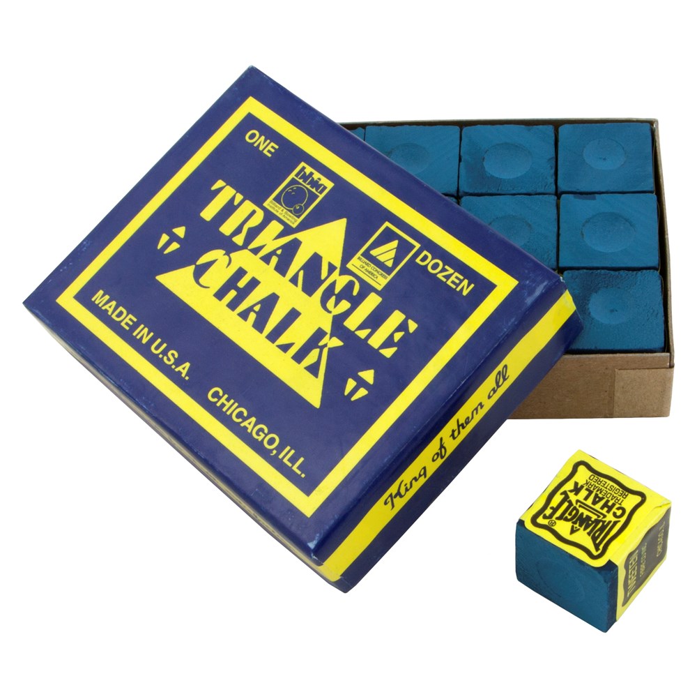 TRIANGLE CHALK - Boxed 12pack - Blue