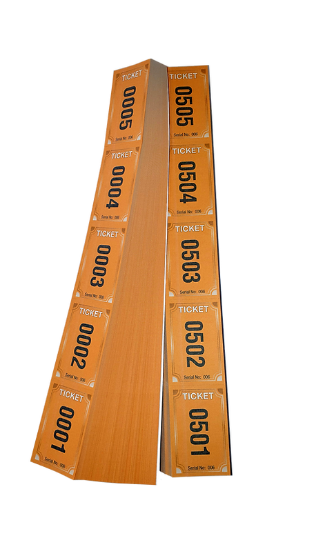 Admit One STRIPS 1-5000 - 