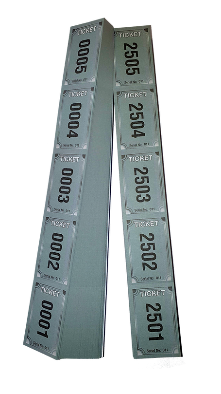 Admit One STRIPS 1-5000 - 