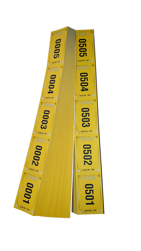 Admit One STRIPS 1-5000 - 