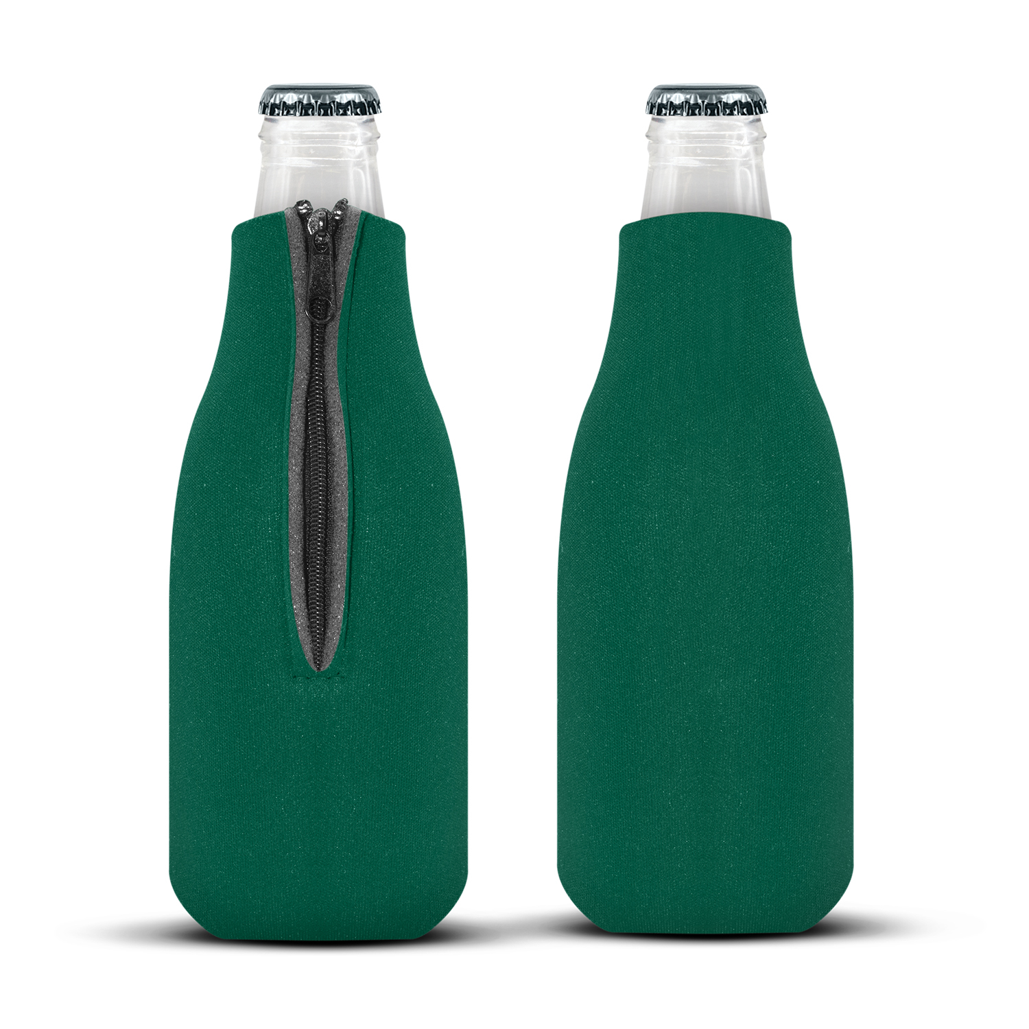 Stubby Cooler - Bottle Buddy - Dark Green