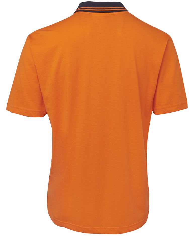 JB'S HI VIS S/S COTTON POLO - Back of Polo Example 
