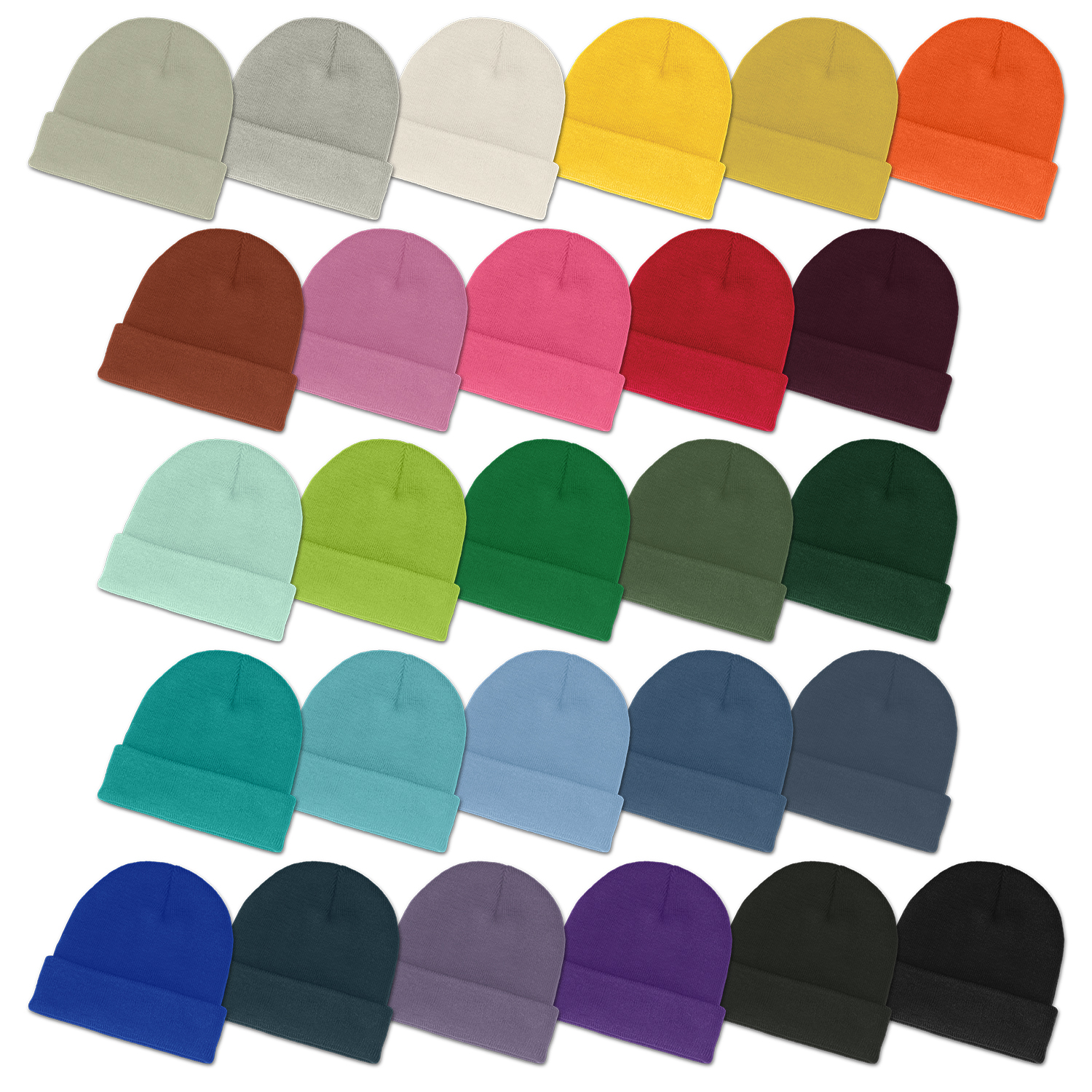 Headwear - Everest Beanie with Embroidery - Available in an incredible colour range!