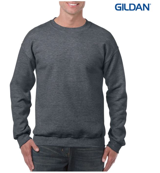 Gildan Heavy Blend Adult Crewneck Sweatshirt - Dark Heather