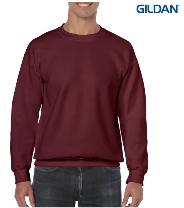 Gildan Heavy Blend Adult Crewneck Sweatshirt - Maroon