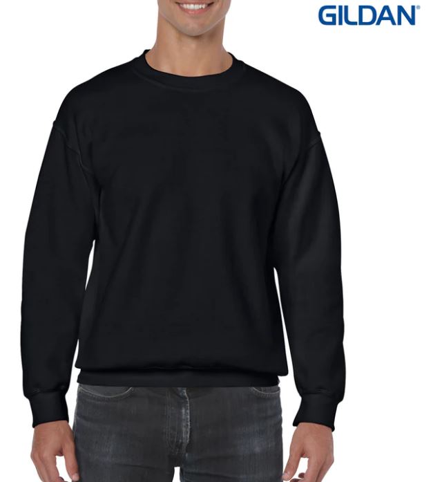 Gildan Heavy Blend Adult Crewneck Sweatshirt - Black