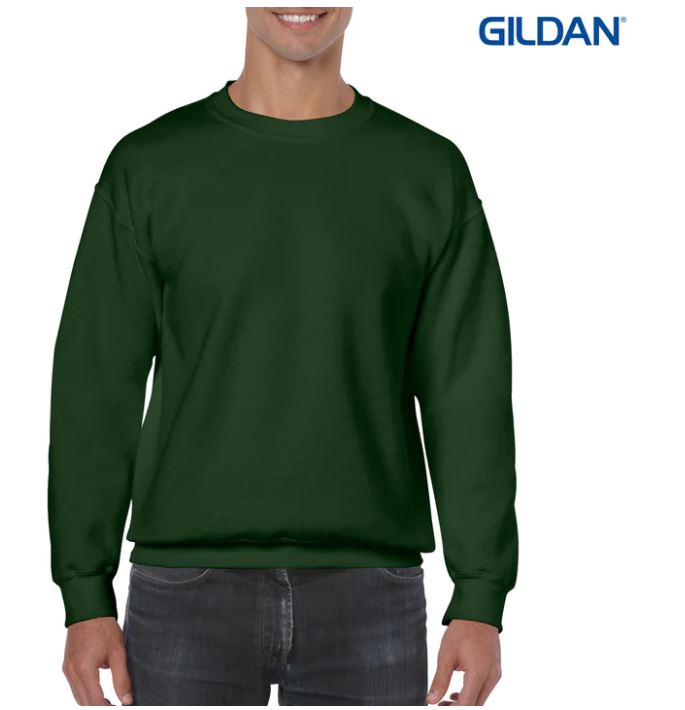 Gildan Heavy Blend Adult Crewneck Sweatshirt - Forest Green