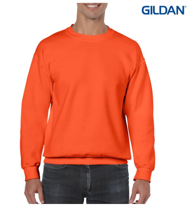 Gildan Heavy Blend Adult Crewneck Sweatshirt - Orange