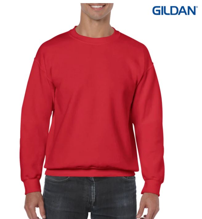 Gildan Heavy Blend Adult Crewneck Sweatshirt - Red