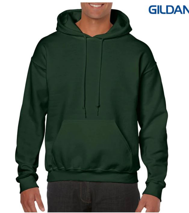 Gildan Heavy Blend Adult Hooded Sweatshirt - Forest Green