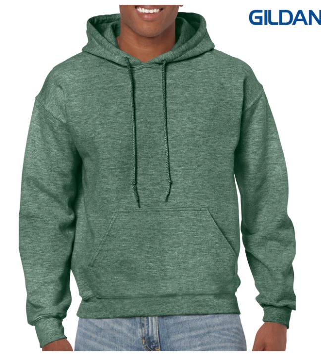 Gildan Heavy Blend Adult Hooded Sweatshirt - Heather Sport Dark Green