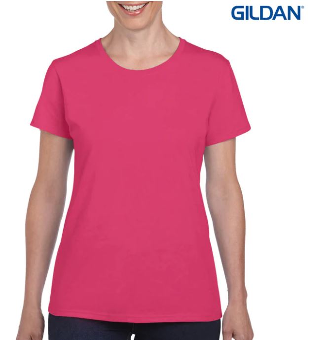 Gildan Heavy Cotton Ladies’ T-Shirt - Heliconia