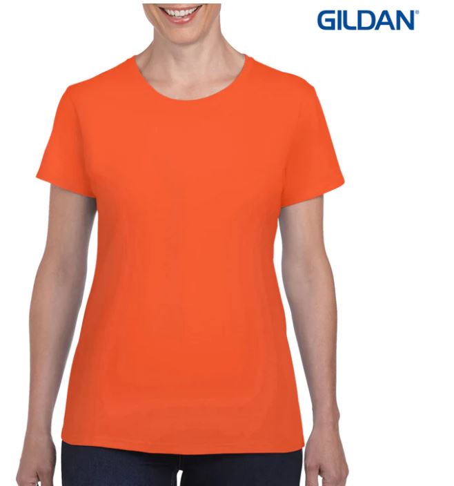 Gildan Heavy Cotton Ladies’ T-Shirt - Orange