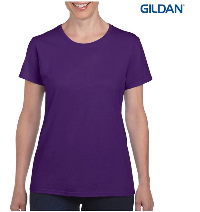 Gildan Heavy Cotton Ladies’ T-Shirt - Purple