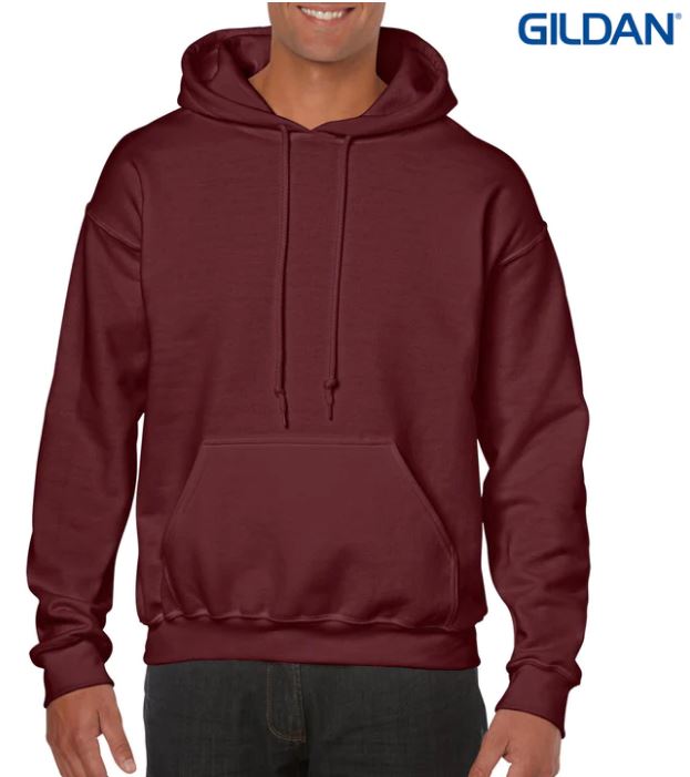 Gildan Heavy Blend Adult Hooded Sweatshirt - Maroon