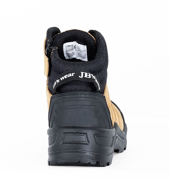 JB'S QUANTUM SOLE SAFETY BOOT - Wheat - Removable PU insock