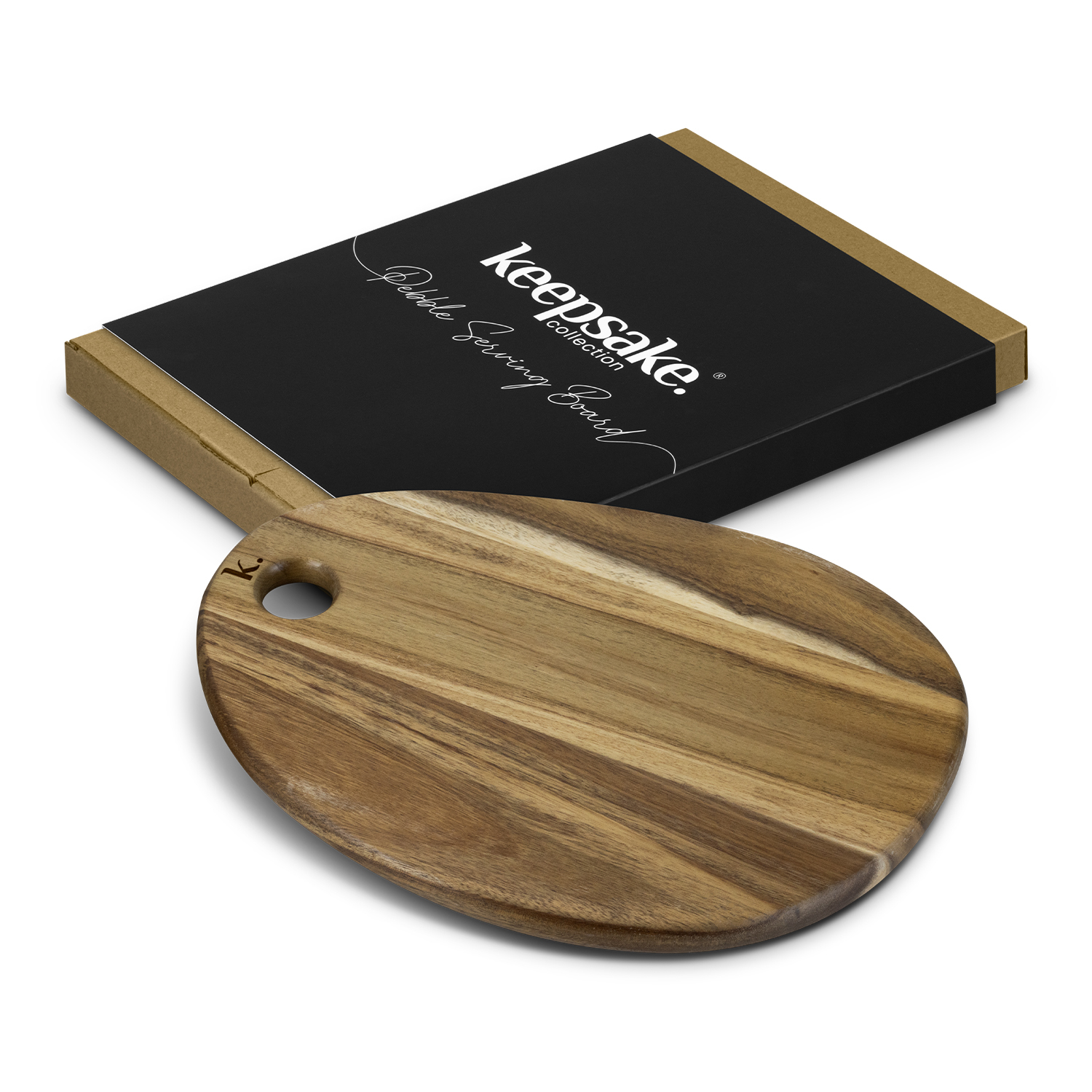 Serving Board - Keepsake Pebble10 Piece - Laser Engraved 60x30mm