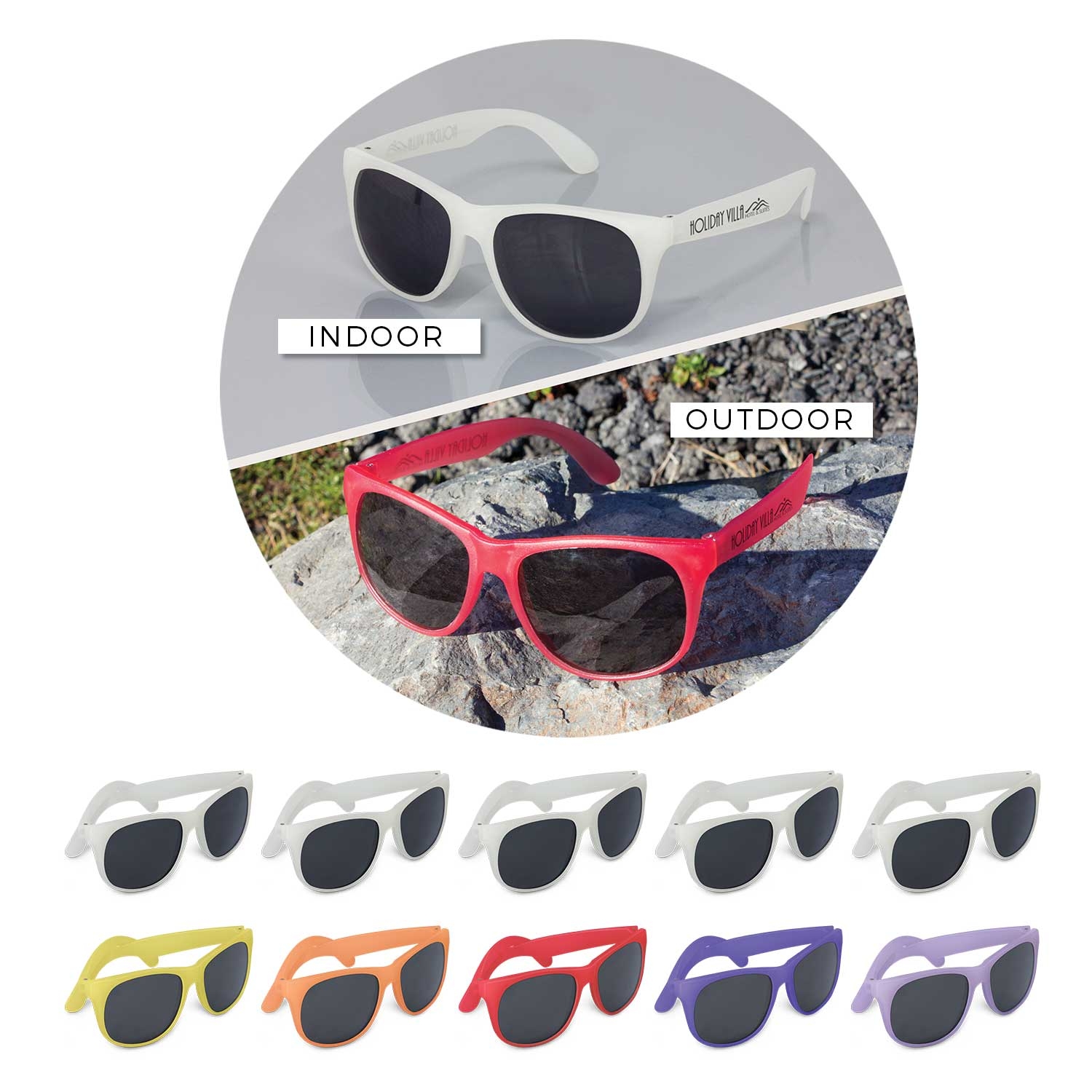 Sunglasses -  Malibu Basic MOOD50 Assorted - one colour/position print