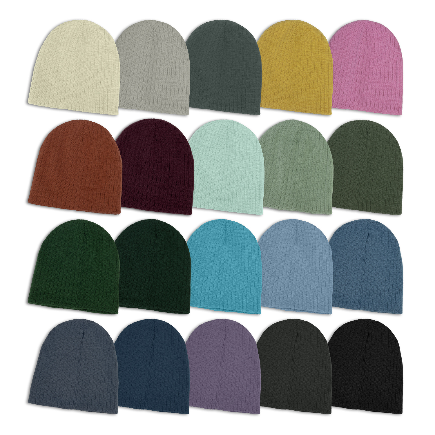 Headwear - Nebraska Cable Knit Beanie with Custom Embroidery - Available in 20 colours!