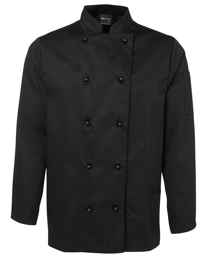 L/S Unisex Chefs Jacket 5CJ - Black