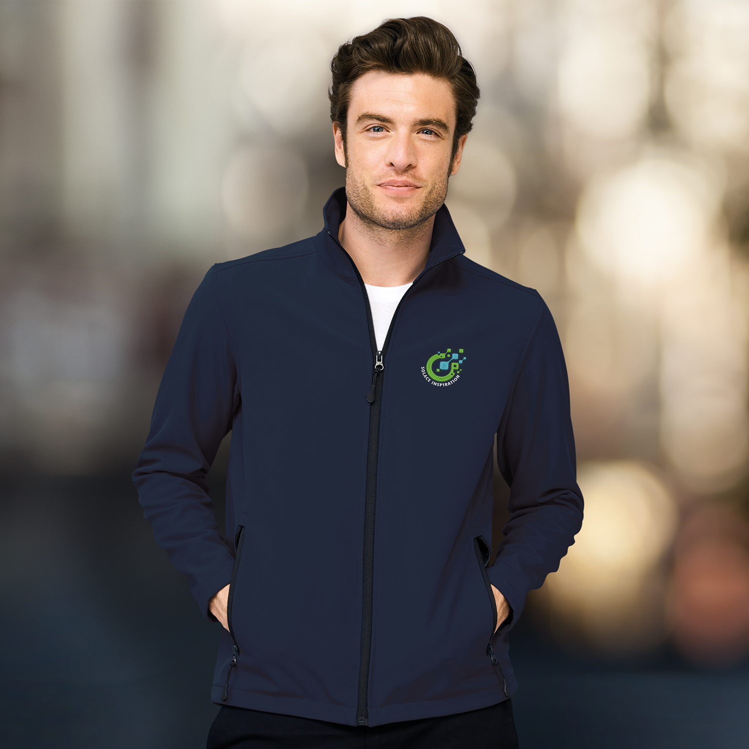 SOLS Race Mens Softshell Jacket5 x Jackets with Embroidered Custom Logo