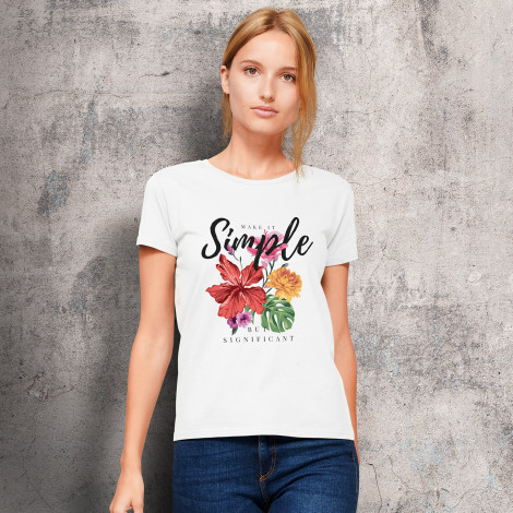 SOLS Pioneer Womens Organic T-Shirt BUY 10 - SCREENPRINT (1 col print)