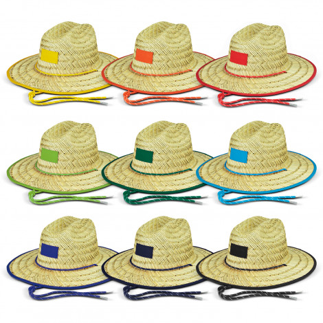 Wide Brim Straw Hat - Colour range